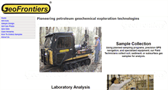 Desktop Screenshot of geofrontiers.com