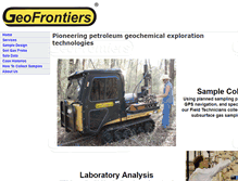 Tablet Screenshot of geofrontiers.com